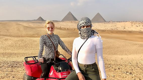 Tour VIP a las Pirámides de Giza, Esfinge, Paseo en Camello, Quad y entrada al interior de la Pirámide