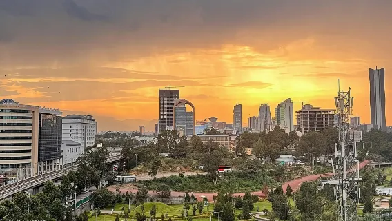 Scalo ad Addis Abeba