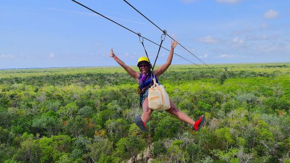 Cuộc phiêu lưu trong rừng rậm Maya với xe địa hình ATV và đường trượt Zip Line ở Tulum