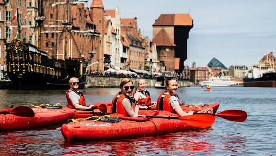 Guided kayak tour of Gdansk