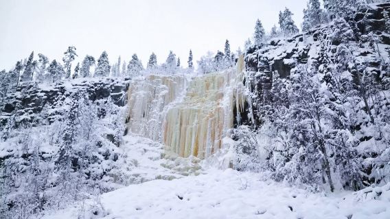 Korouoma Canyon: Frozen Waterfalls Trip From Rovaniemi
