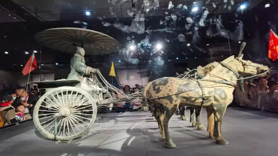 【8人小團】兵馬俑+麗山園+駝鈴傳奇/千古情親子純玩一日遊