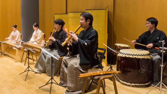 Spettacolo di musica tradizionale giapponese a Tokyo