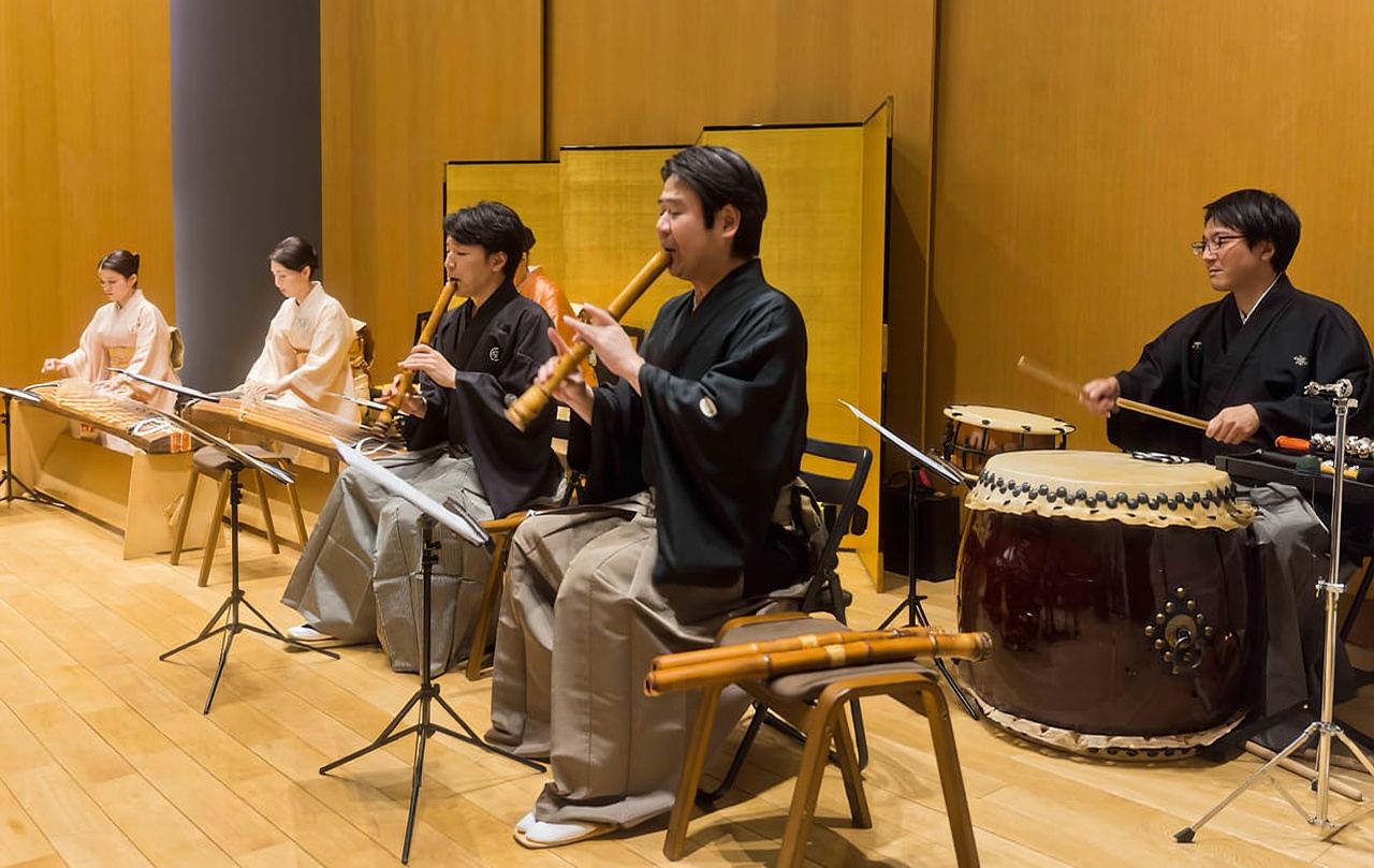 Spettacolo di musica tradizionale giapponese a Tokyo