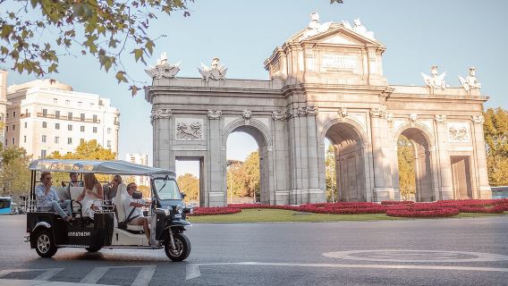 Expert Plus Tour of Madrid in Private Eco Tuk Tuk