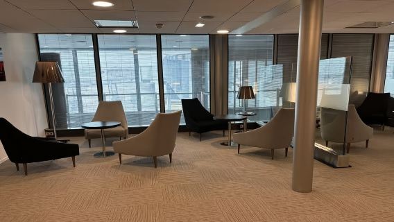 Marhaba Lounge Service at Dubai World Central - Al Maktoum International Airport Terminal C1 [2 hr rest service & Wi-Fi & charging stations & dining]