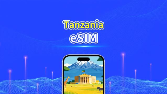 Tanzania eSIM | 4G | Dagelijks/Totaal Datapakket | 1–30 dagen | 24-Uurs Facturering | QR-code