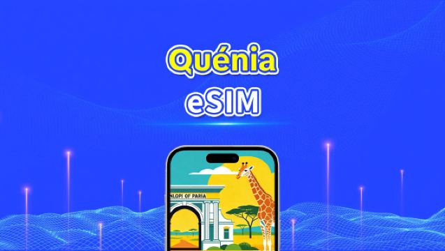 eSIM do Quênia | 4G | Dados de alta velocidade | 24 horas | Dias opcionais de 1 a 30 dias | Código QR