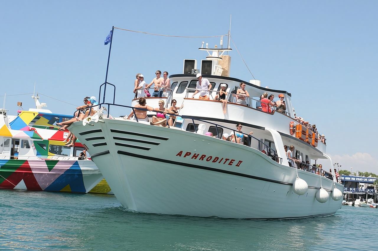 APHRODITE II -LAZY DAY CRUISE-BLUE LAGOON,TURTLE COVE, with LUNCH