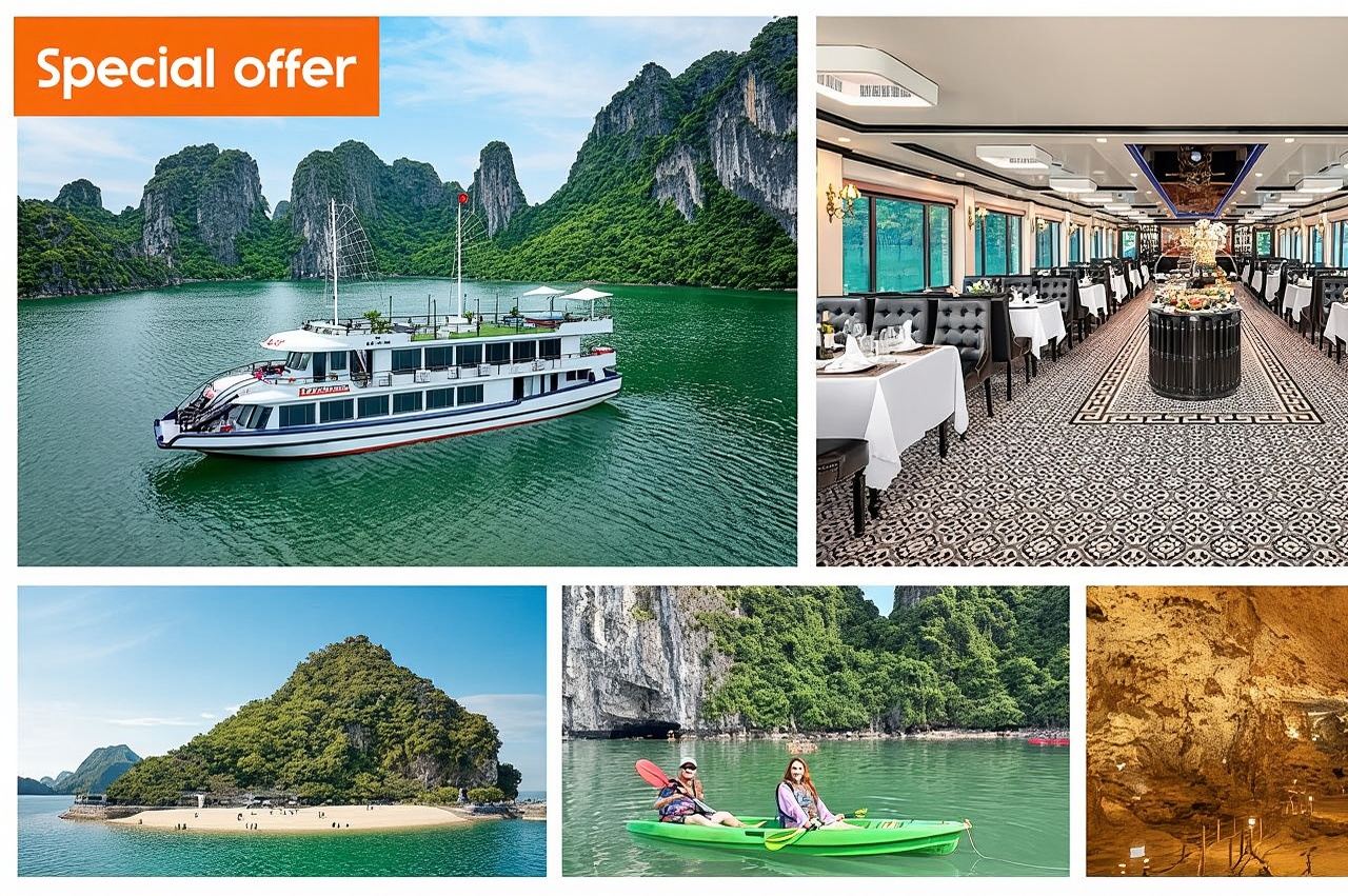 Da Hanoi: crociere di 1 giorno a 5 stelle ad Halong per gruppi grandi e piccoli