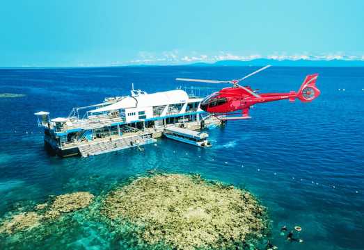 Cairns Reef Magic 1-day tour [Reef Magic/Helicopter/Scuba Diving/Includes Buffet Lunch/Unlimited Snorkeling] AUD 284.12