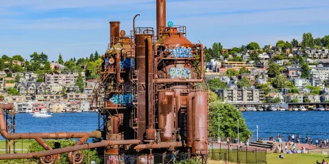 西雅圖一日遊:華盛頓大學+煤氣廠公園+費蒙巨人+流行文化博物館