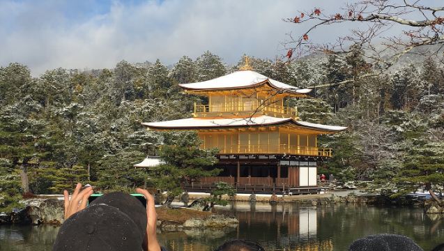 E-Bike-Tour durch den Bambuswald und zum Goldenen Pavillon in Kyoto