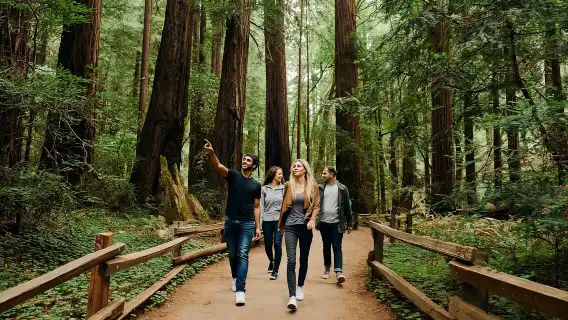 舊金山：繆爾森林與索薩利託之旅（含惡魔島選項）