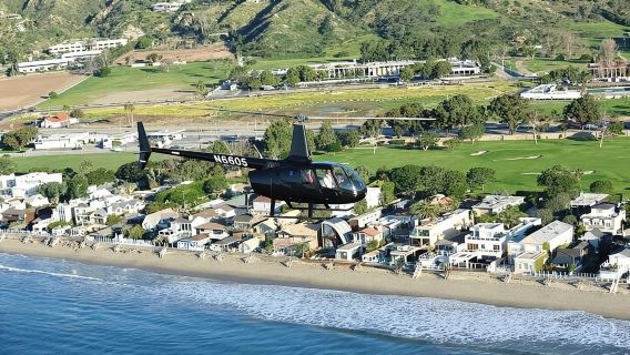 Long Beach: Tur Helikopter Surf and Turf Pribadi di Pantai LA
