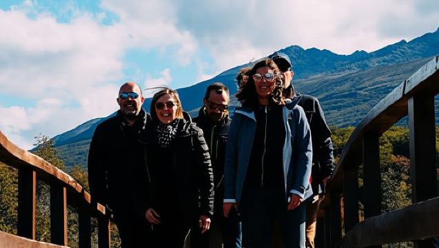 Escursione a terra alla fine del mondo con treno