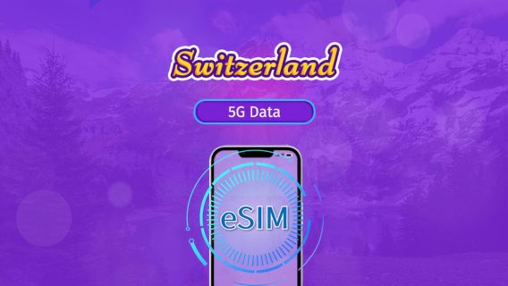Switzerland | 5G/4G eSIM | Total Package | 24H Billing | 7-30 days | QR code