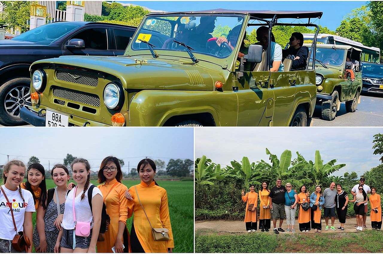 Hanoi Jeep Tours Led By Women: Hanoi City Jeep Tours Half Day