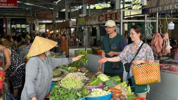 Cooking class & Vibrant Market by Scooter/Tuktuk (Half-Day)