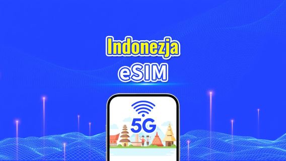 Indonezja 5G eSIM| Zasięg wielosieciowy| Dzienny/Łączny pakiet danych | 1–30 dni | Rozliczenie według dni kalendarzowych | Kod QR