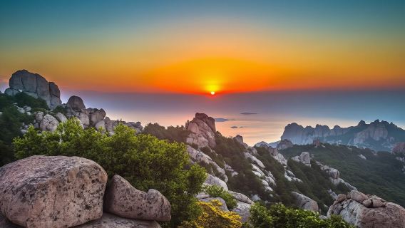 【黃島區出發】青島嶗山仰口+太清+青山漁村+環海公路+八水河