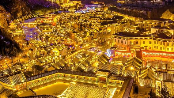 Visite privée de Jinshanling avec vue nocturne sur les villes d'eau de Simatai et Gubei au départ de Pékin