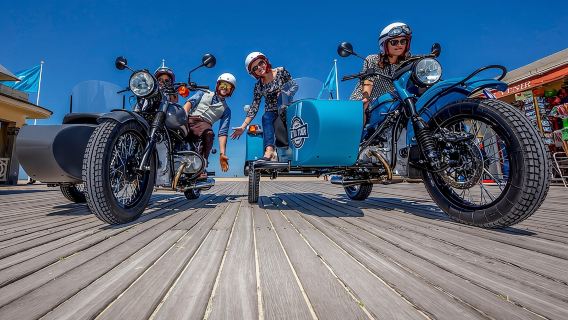 Private tour: visit Deauville in a sidecar