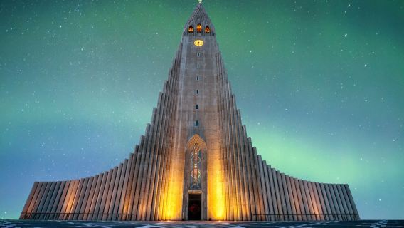 Iceland + Hallgrimskirkja + Thingvellir + Blue Lagoon + Gullfoss Waterfall one-day tour
