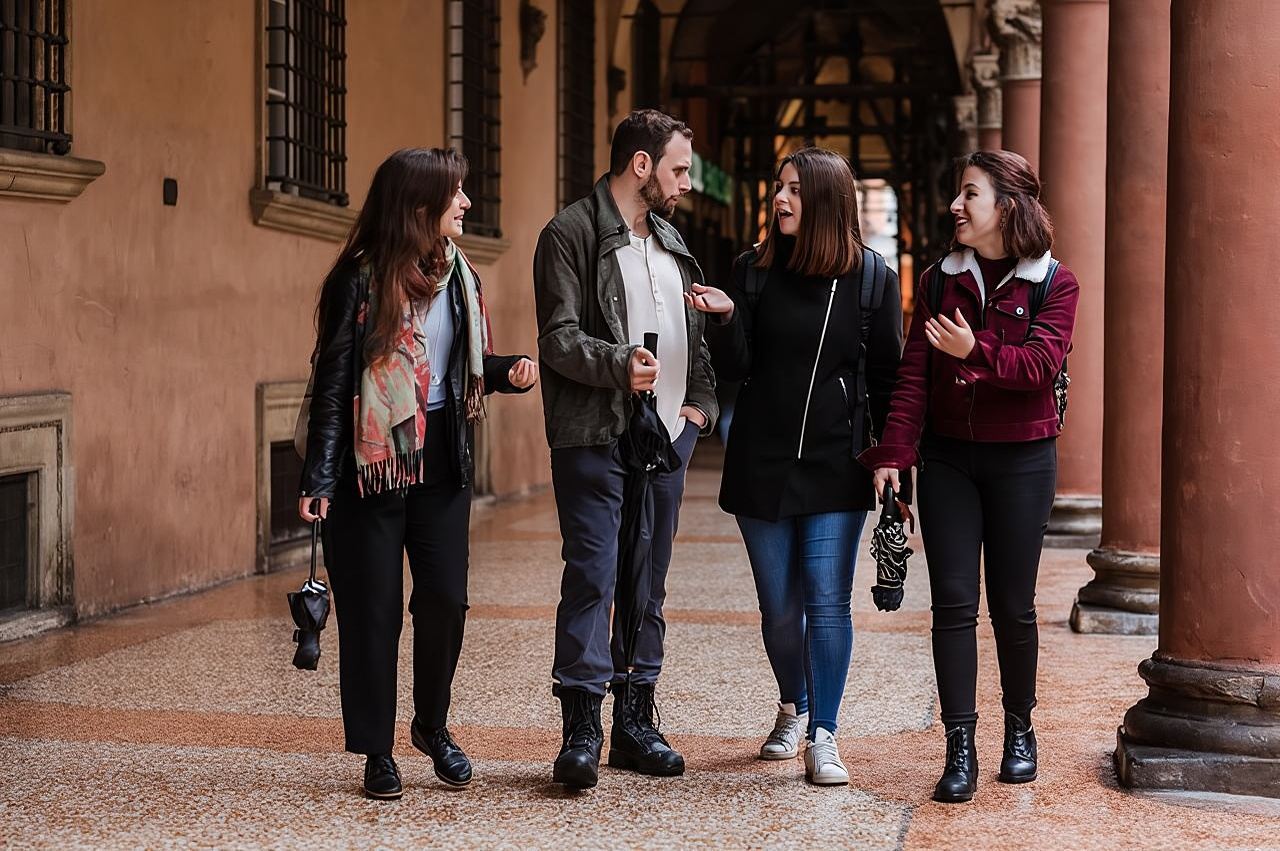 Tour privato dei punti salienti e dei tesori nascosti di Bologna con una guida locale