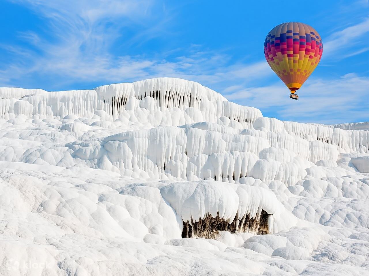Pamukkale Hot Air Balloons Peristrema + Ierapoli + tour di un giorno a Pamukkale