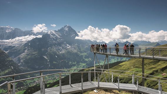 tour di un giorno a First Peak e Grindelwald in Svizzera|Inclusa funivia di montagna + sentiero della scogliera di Tissot