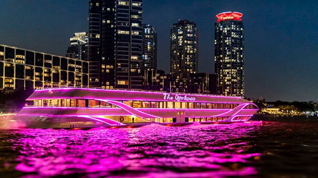 曼谷夜遊湄南河遊船 奧彼林號（富麗堂皇）遊輪Opulence Cruise 美食盛宴