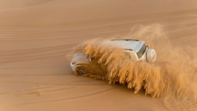Safari nel deserto di Abu Dhabi di mezza giornata