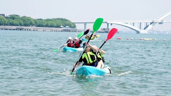 五緣灣皮划艇1小時【廈門五緣灣海上皮划艇團建/皮划艇體驗/1小時體驗/廈門周邊遊】