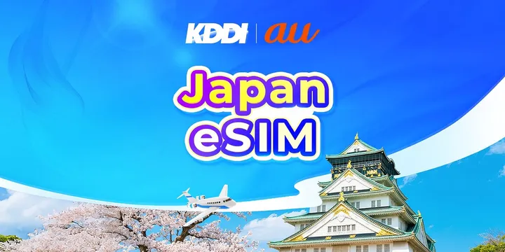 Japan au KDDI 5G eSIM