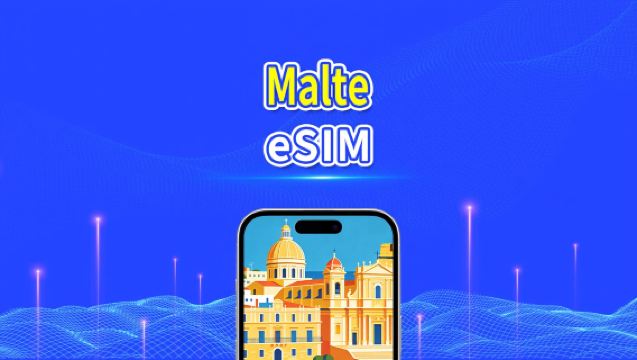 eSIM Malte | 5G/4G | Données haut débit | 24 heures | 1 à 30 jours | Code QR