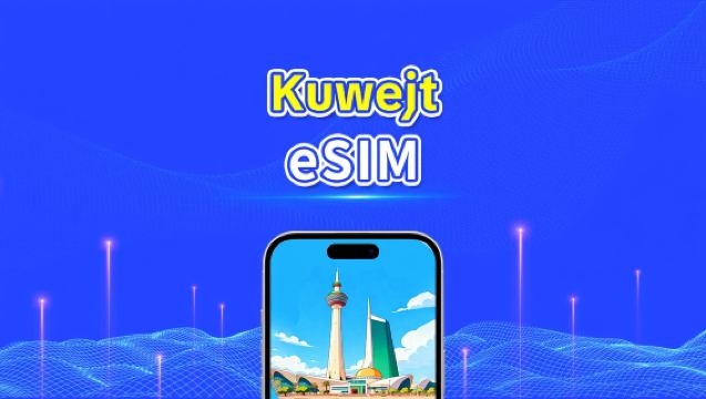 Kuwejt eSIM | 5G/4G | Szybki internet | 24 godziny | Wybór dni 1-30 | Kod QR