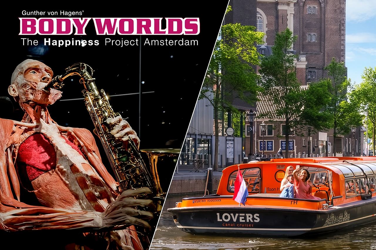 Body Worlds Amsterdam e crociera sui canali di 1 ora