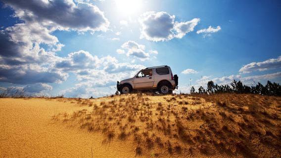 アブダビ ドバイ デザート キャンプ エクスペリエンス日帰りツアー
