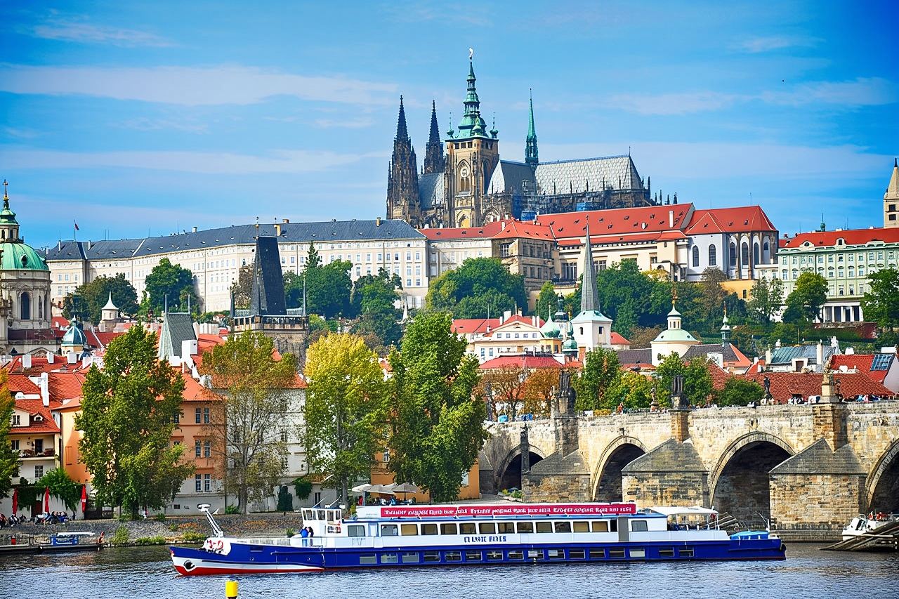 Excursión de medio día por Praga con crucero por el río Moldava