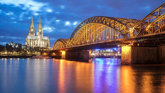 Germany + Hohenzollern Bridge + Romano-Germanic Museum + Cologne Triangle one-day tour