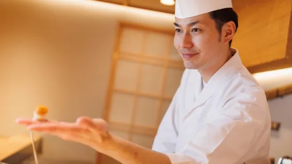 Sushi stile Edomae a Tokyo|Sushi Hajime (Shibuya)|Riso Aizu Koshihikari e Nigiri ricco di umami