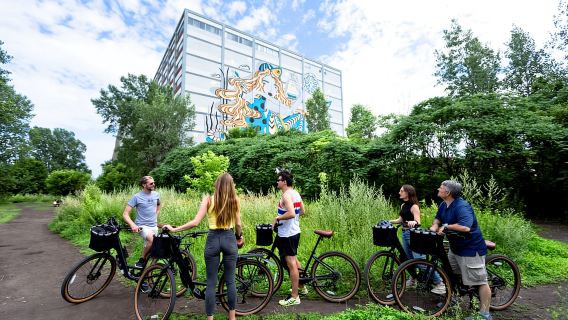 ทัวร์จักรยาน/จักรยานไฟฟ้า Plateau, MileEnd, Jean-Talon Market โดย Fitz