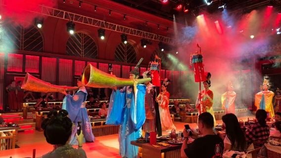 Luoyang Xingyi Workshop • Tang Palace Imperial Banquet - Immersive Royal Banquet Experience (Ancient Music and Dance + Tang Dynasty Grand Ceremony + Tang Dynasty Culinary Culture + Optional Costume and Makeup Experience)