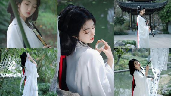 Traditionelle Hanfu-Fotoshooting-Erfahrung am Westsee in Hangzhou (Hanfu-Verleih + optionaler Fotograf für Außenaufnahmen + vielfältige, exquisite Kostüme + erstklassiger Service + hochwertige Kleidung)