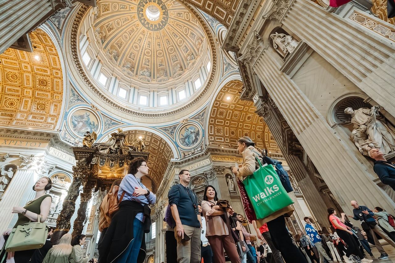 St. Peter’s Basilica Priority Access Tour with Dome & Crypt