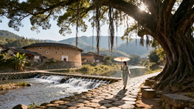 馬年賞古韻！福建土樓南靖雲水謠深度一日遊【廈/漳出發安心遊】