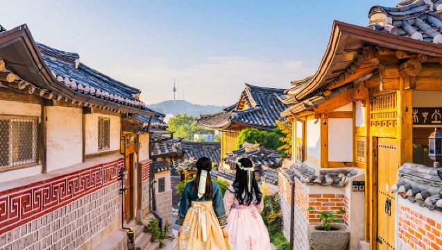 Small Group Seoul Highlight Tour opt. Hanbok & Tea Ceremony