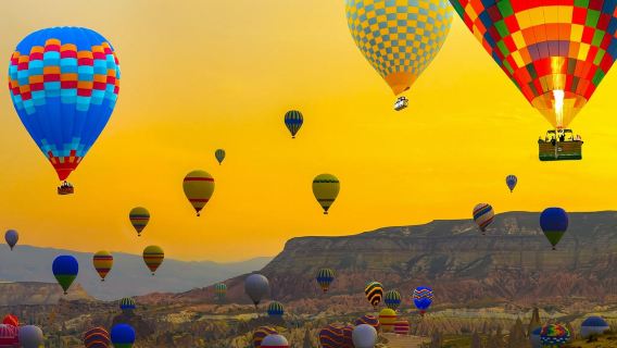 Hot Air Balloon Ride over the Fairy Chimneys in Cappadocia