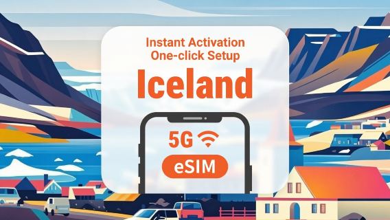 أيسلندا | eSIM 5G | تغطية شبكة مزدوجة | يدعم ChatGPT وTikTok | خيارات باقات متنوعة من 1-30 يومًا | شراء واستخدام فوري | رمز QR